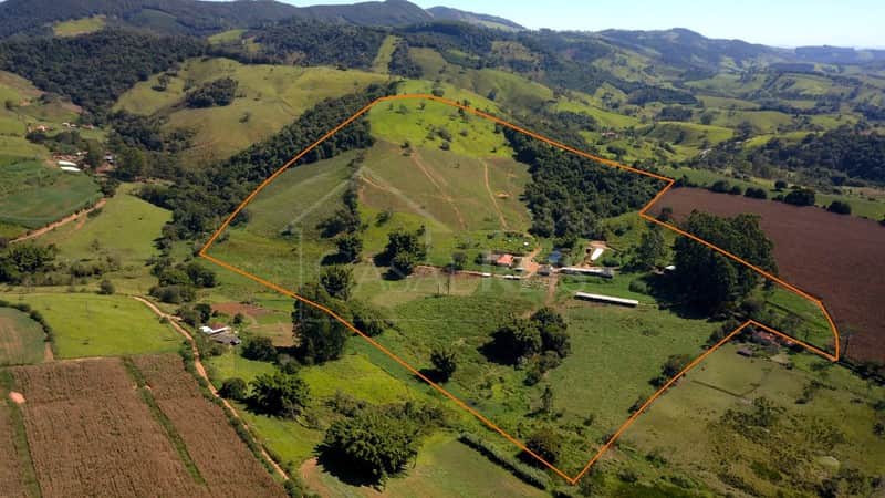 Vista aérea de faz