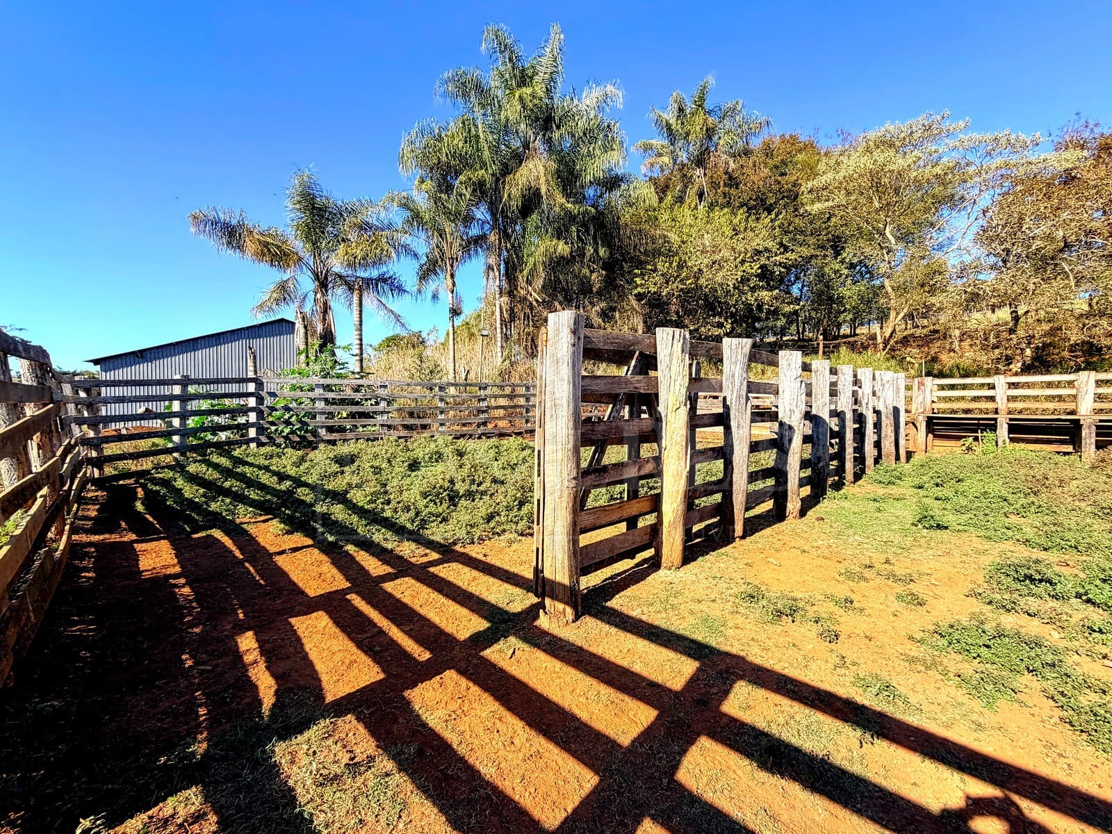 Área externa rural com