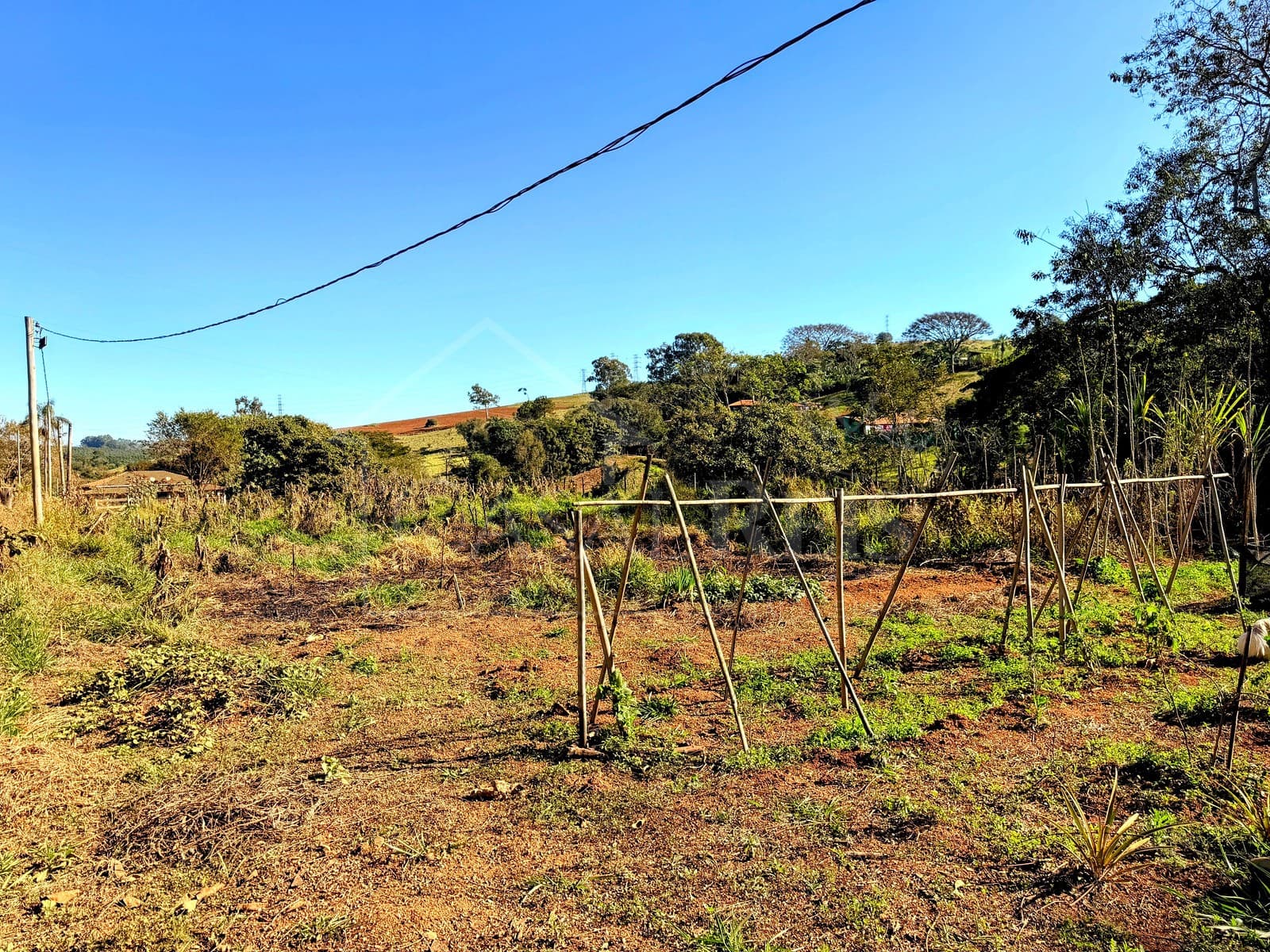 Área externa rural com