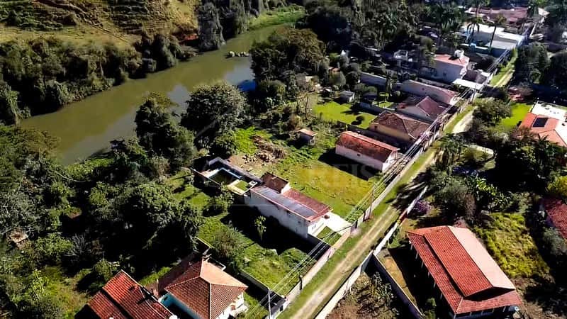 Vista aérea de condomínio